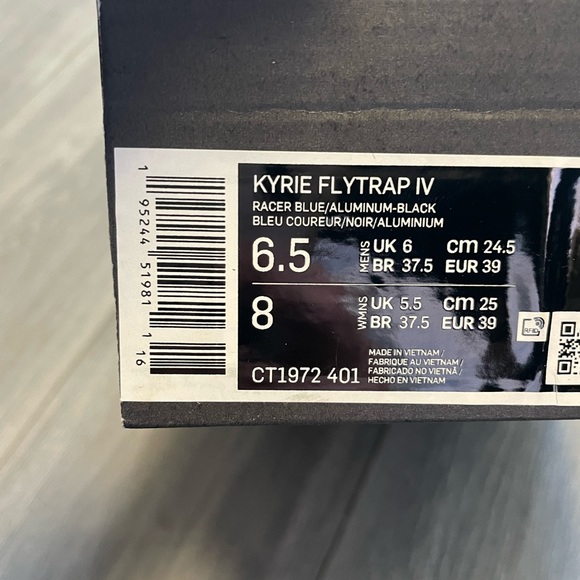 NEW Nike Kyrie Flytrap 4 Racer Blue Basketball Shoes CT1972-401 Mens - Picture 7 of 11